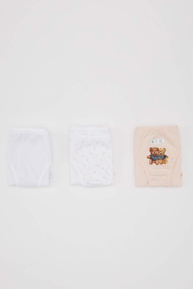 Kız Çocuk 3'lü Slip Külot