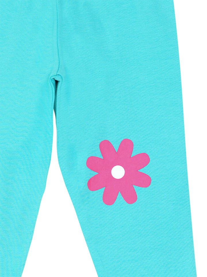 Sürpriz Tavşan Kız Çocuk Tunik Tayt Takım 2 Y - Pembe, Mavi