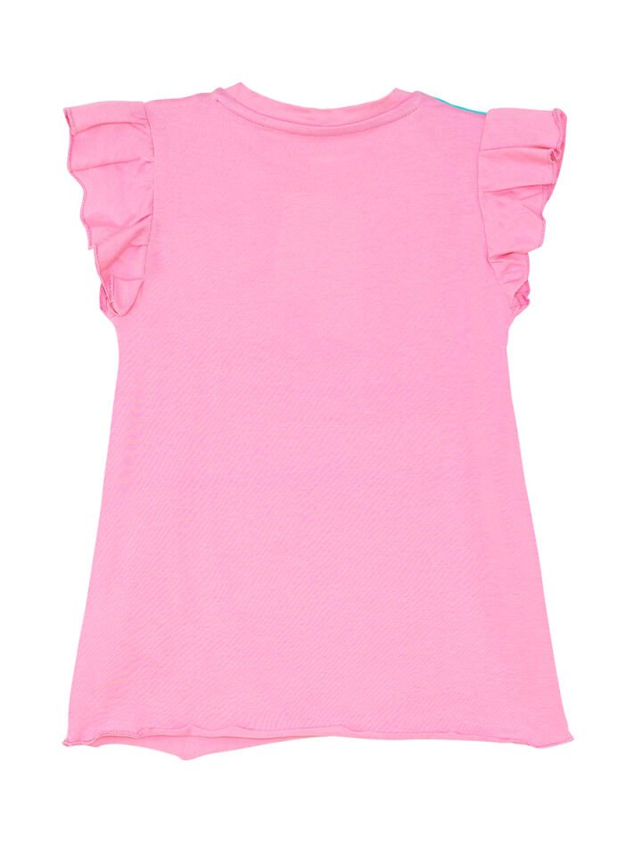 Sürpriz Tavşan Kız Çocuk Tunik Tayt Takım 2 Y - Pembe, Mavi