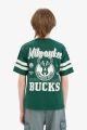 Erkek Çocuk NBA Milwaukee Bucks Bisiklet Yaka Kısa Kollu Tişört