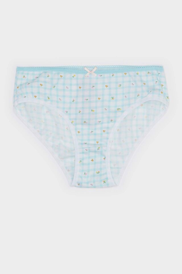 Kız Çocuk Çiçekli 3'lü Slip Külot