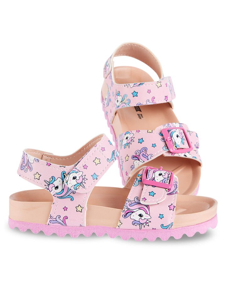 Unicorn Kız Çocuk Pembe Sandalet