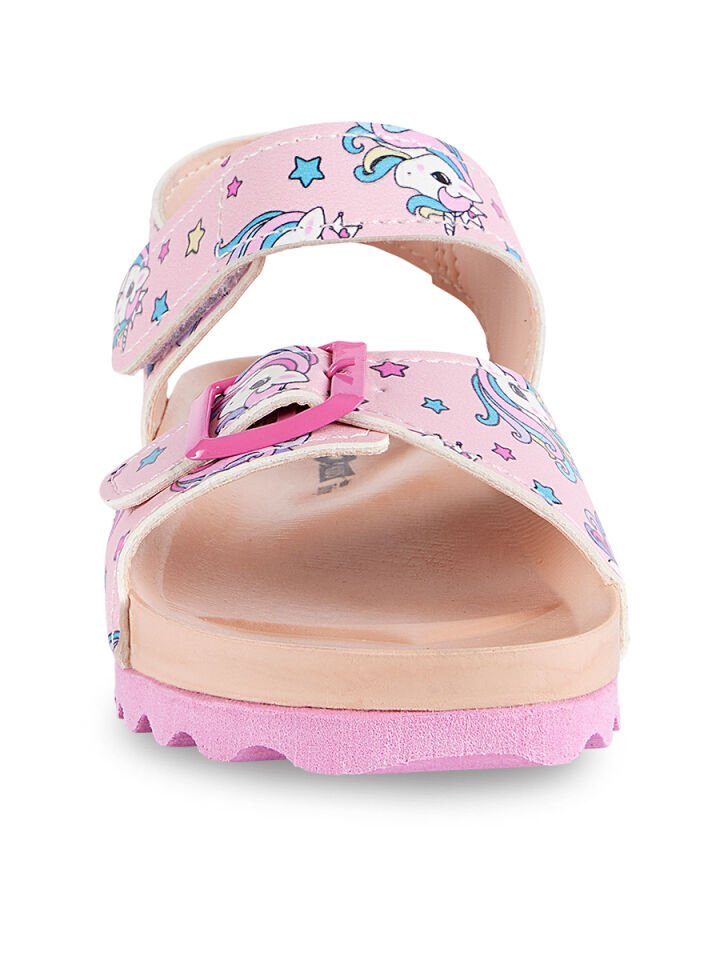 Unicorn Kız Çocuk Pembe Sandalet