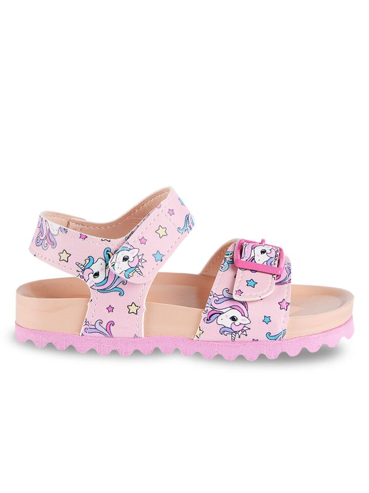 Unicorn Kız Çocuk Pembe Sandalet