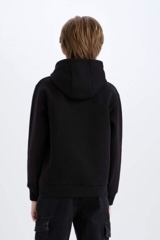 Erkek Çocuk Marvel Avengers Kapüşonlu Kalın Sweatshirt