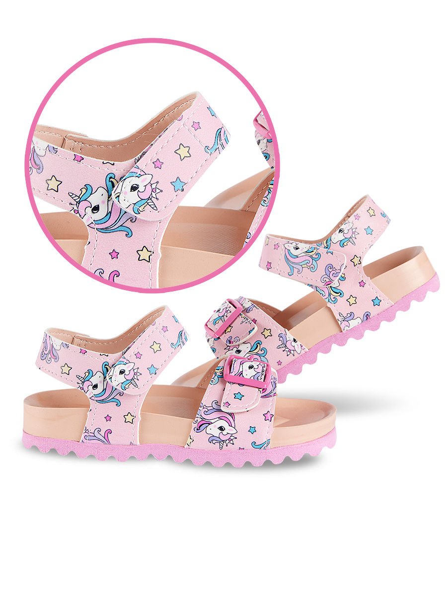 Unicorn Kız Çocuk Pembe Sandalet 27 N - Pembe