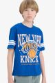 Erkek Çocuk NBA New York Knicks Bisiklet Yaka Kısa Kollu Tişört