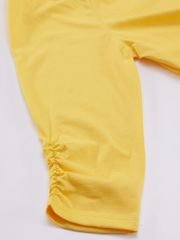 Unicone Kız Çocuk T-Shirt Tayt Takım 4 Y - Sarı, Mor
