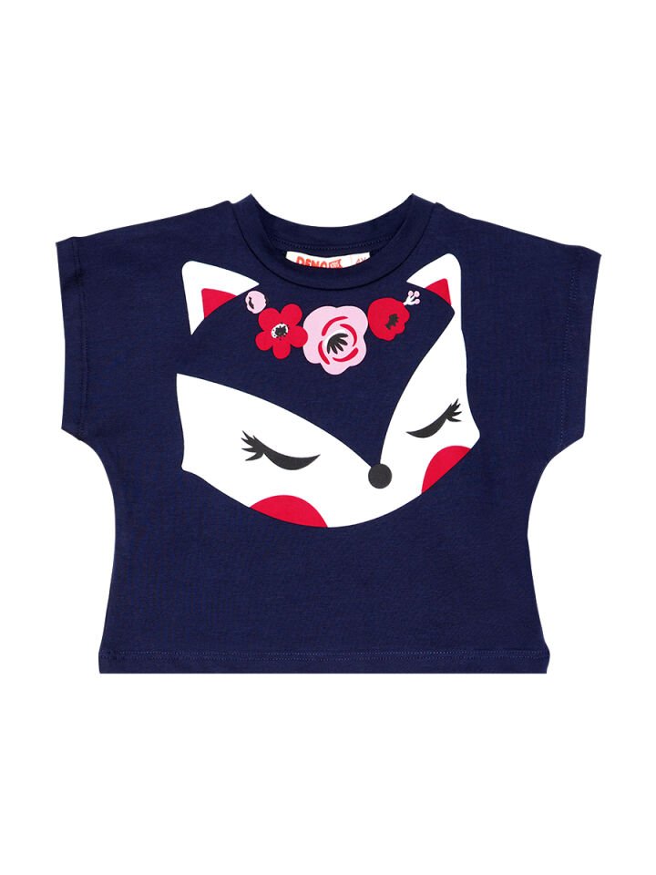 Fox Fırfırlı Kız Çocuk Crop Top Etek Takım