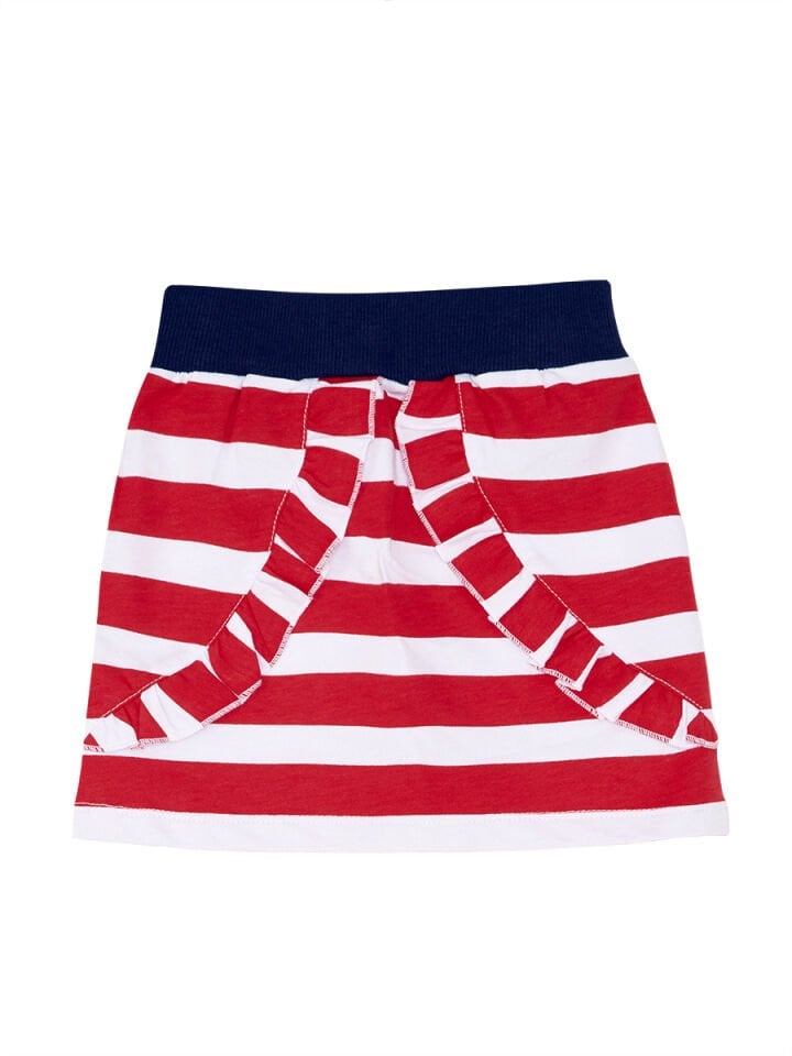 Fox Fırfırlı Kız Çocuk Crop Top Etek Takım