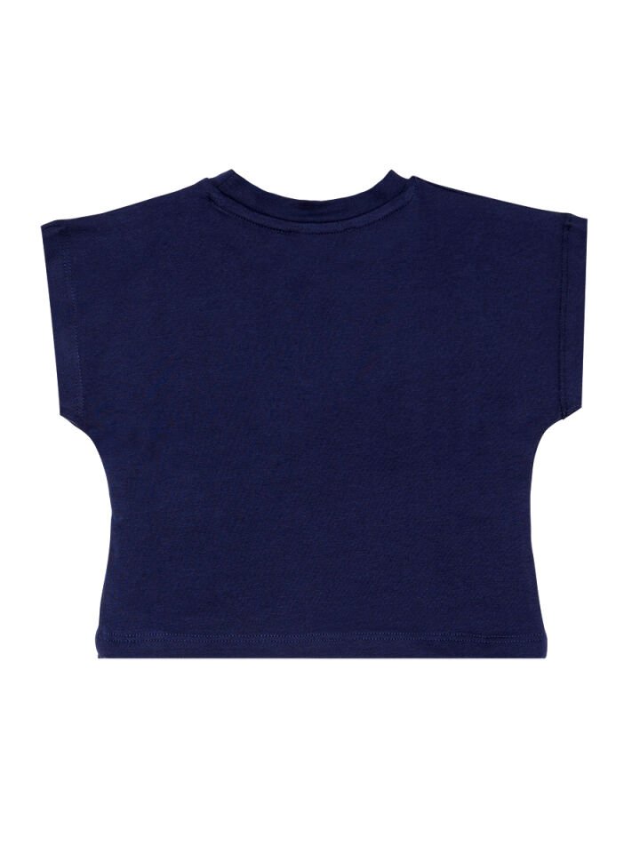 Fox Fırfırlı Kız Çocuk Crop Top Etek Takım 6 Y - Kırmızı, Lacivert