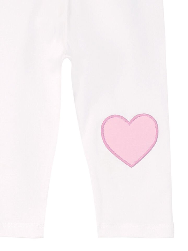 Çantada Pisi Kız Çocuk Tunik Tayt Takım 8 Y - Mavi Beyaz