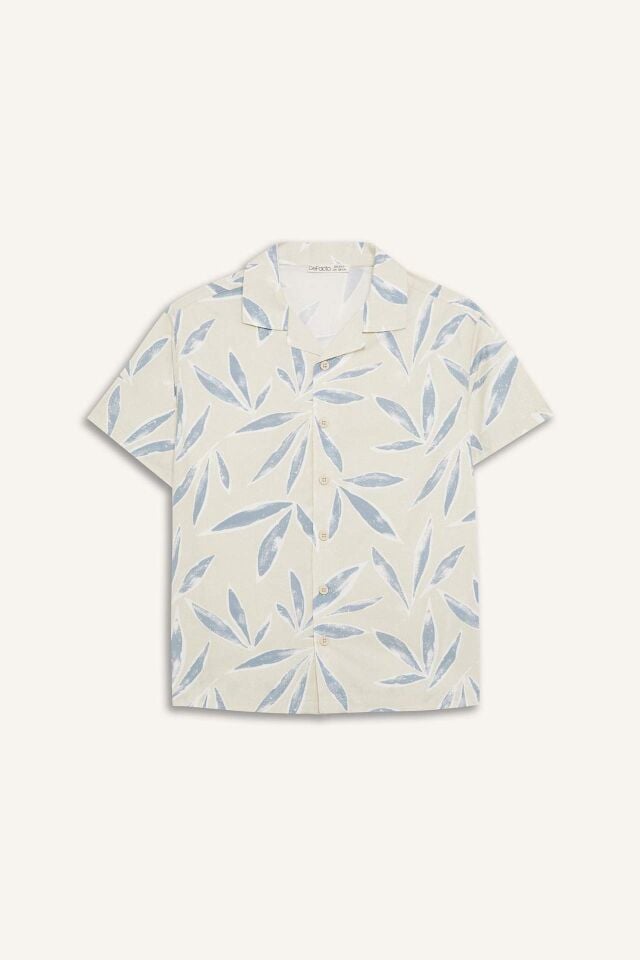 Erkek Çocuk Floral Paraşüt Şort