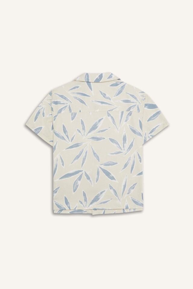 Erkek Çocuk Floral Paraşüt Şort