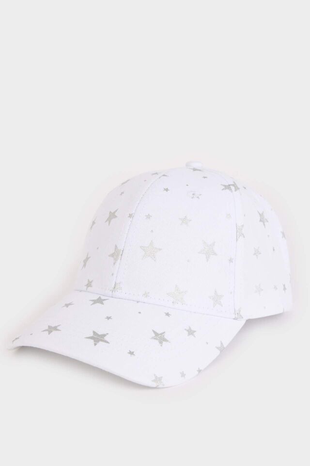 Kız Çocuk Desenli Cap Şapka