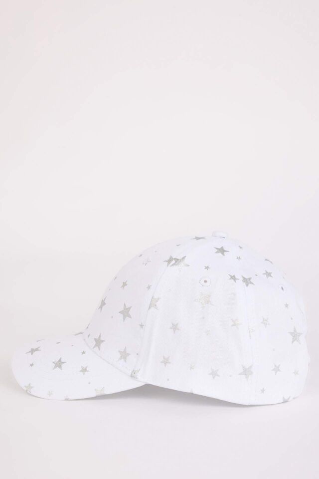 Kız Çocuk Desenli Cap Şapka