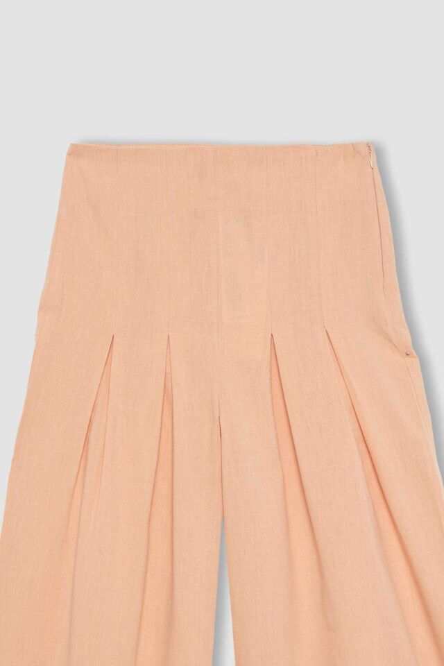 Kız Çocuk Wide Leg Geniş Bol Paça Pamuklu Pantolon
