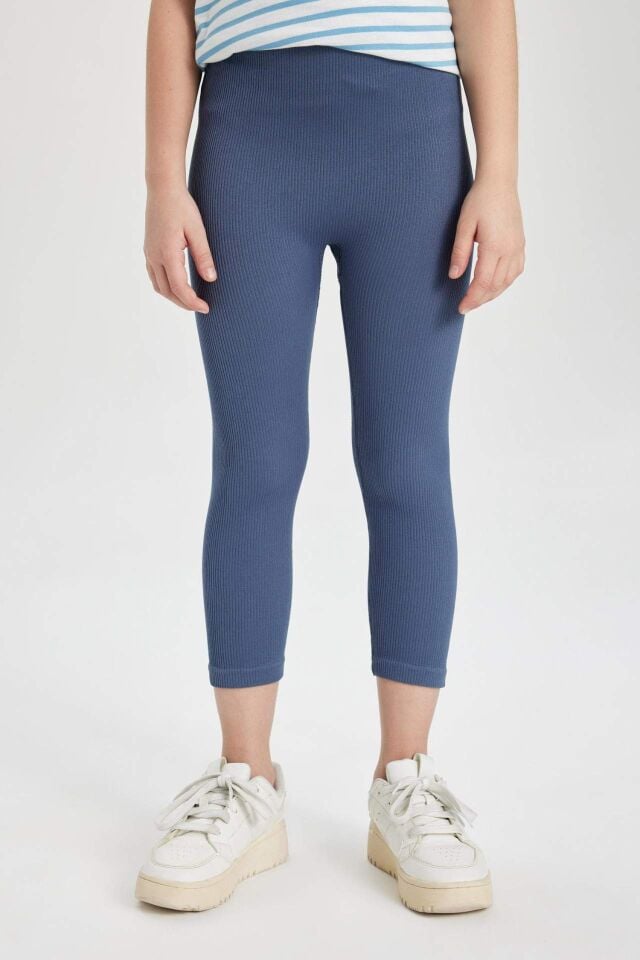 Kız Çocuk Midi Seamless Tayt
