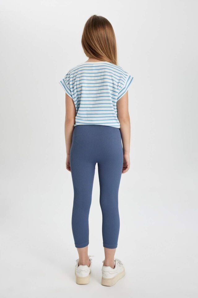 Kız Çocuk Midi Seamless Tayt