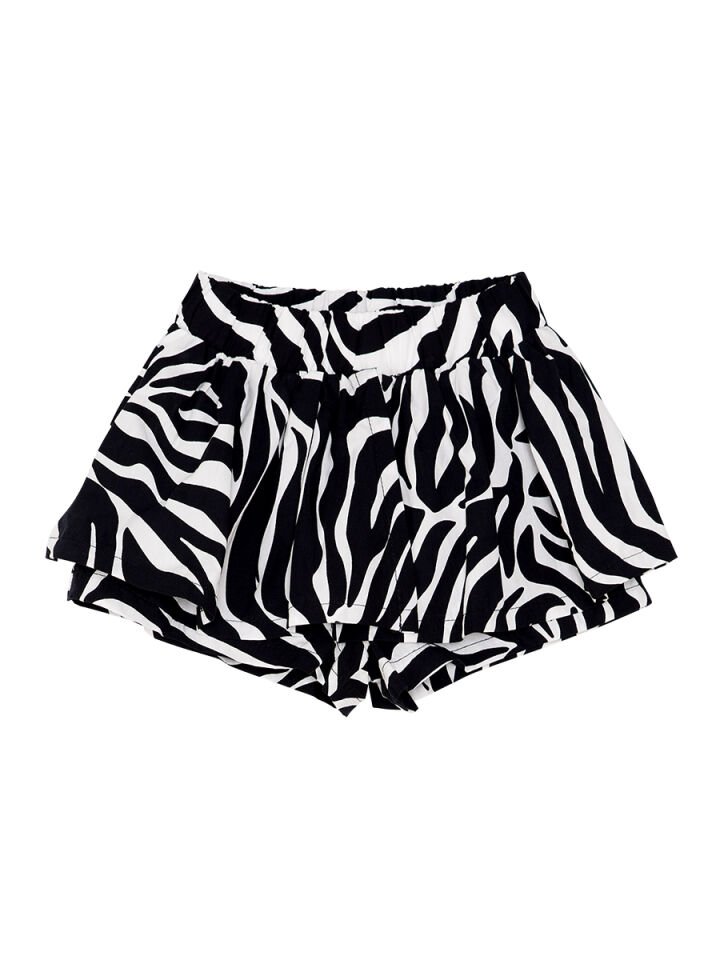 Balerin Zebra Kız Çocuk T-Shirt Şort Takım 6 Y