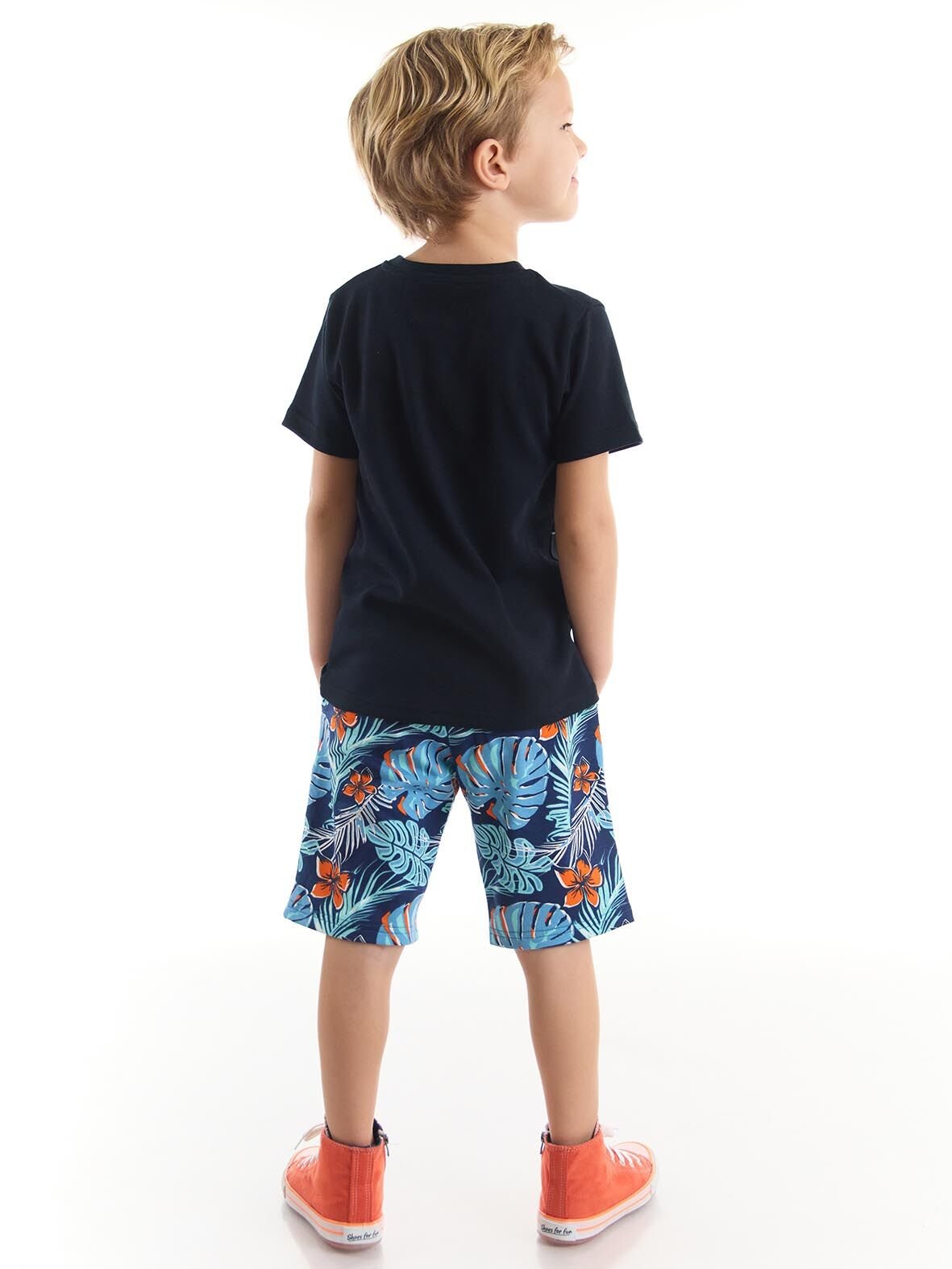 Shark Hawaii Erkek Çocuk T-shirt Şort Takım