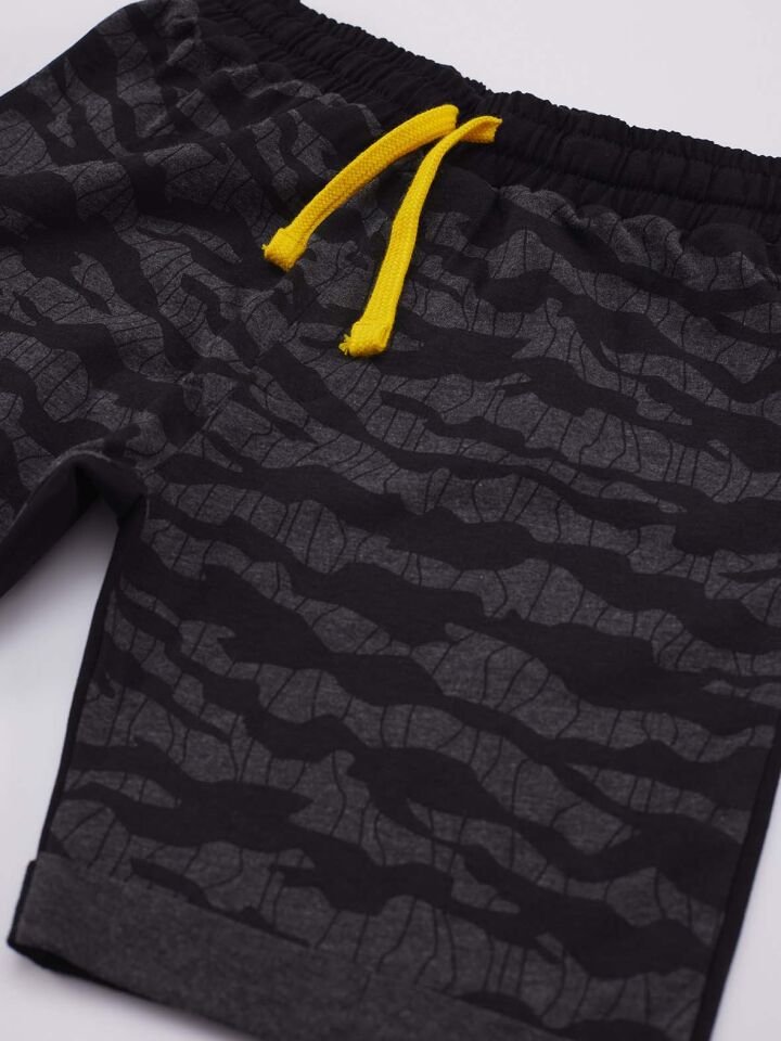 Sound Erkek Çocuk T-Shirt Şort Takım 6 Y - Sarı, Siyah
