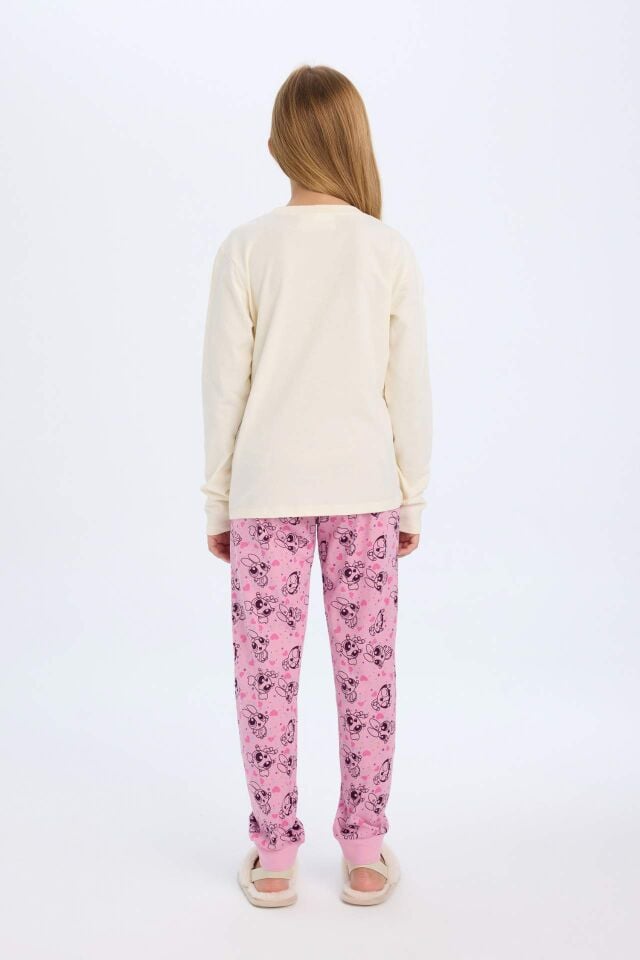 Kız Çocuk Pijama Takımı PowerPuff Girls Uzun Kollu Üst Uzun Alt