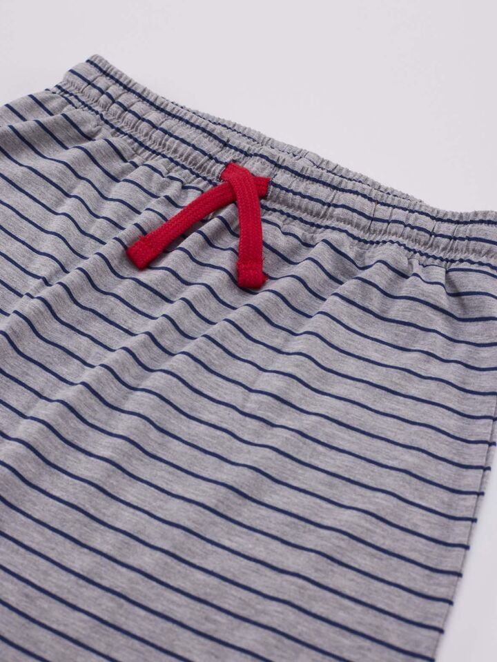 Dalga Sörfü Erkek Çocuk T-shirt Kapri Şort Takım