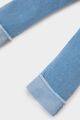 Kız Bebek Paperbag Duble Paça Jean Pantolon %100 Pamuk