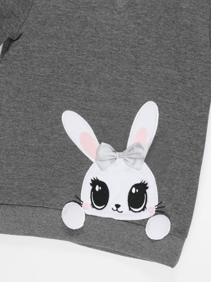 Şirin Tavşan Kız Çocuk Sweatshirt