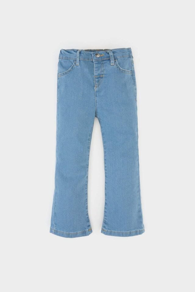 Kız Bebek Flare Fit Jean Pantolon