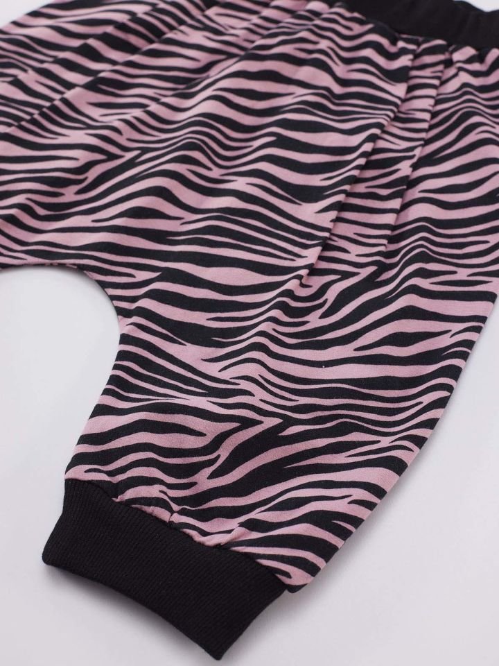 Zebracorn Kız Çocuk T-shirt Kapri Şort Takım 4 Y - Pembe, Beyaz