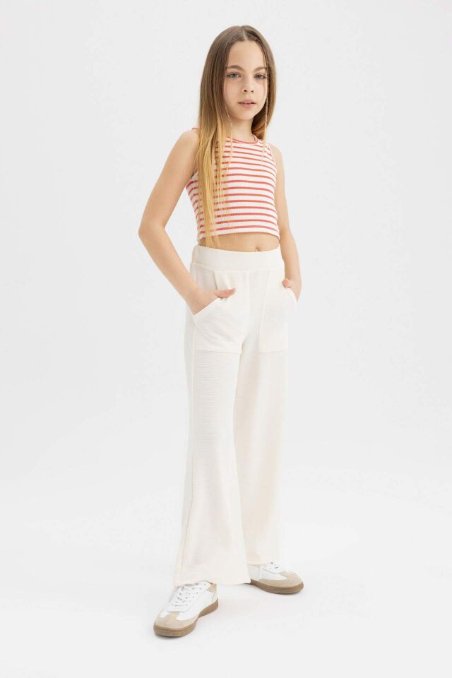 Kız Çocuk Wide Leg Pantolon