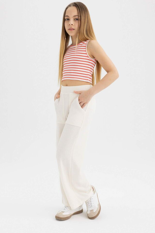 Kız Çocuk Wide Leg Pantolon