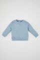 Erkek Bebek %100 Pamuk Bisiklet Yaka Basic Düz Sweatshirt