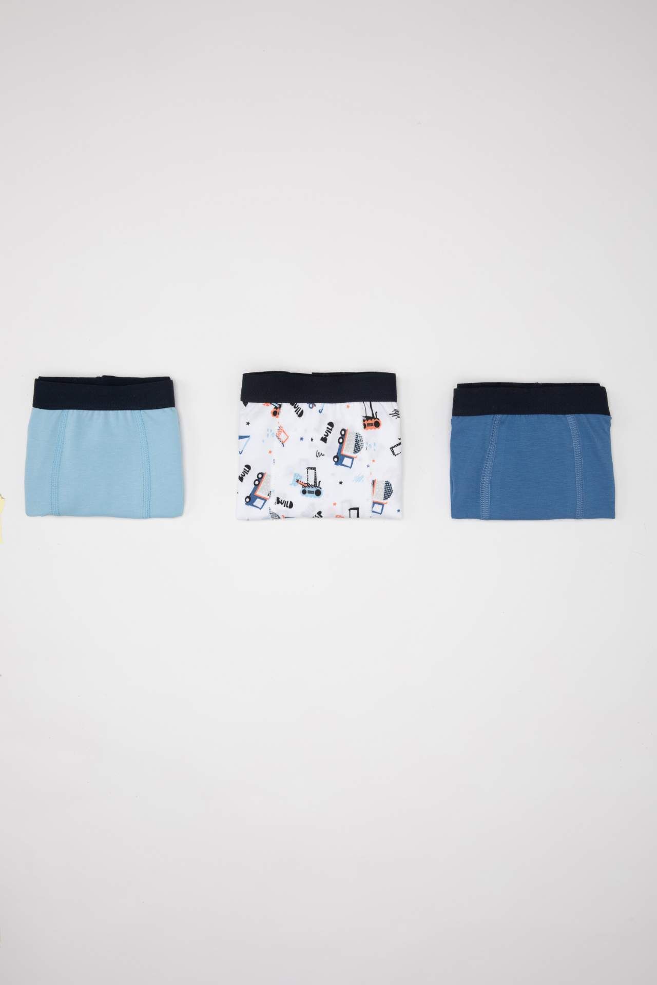 Erkek Çocuk Desenli 3'lü Boxer