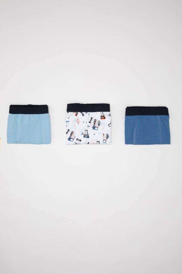 Erkek Çocuk Desenli 3'lü Boxer