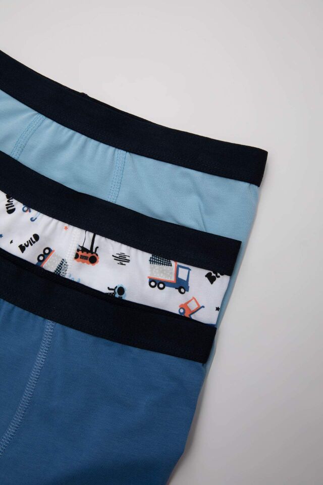 Erkek Çocuk Desenli 3'lü Boxer