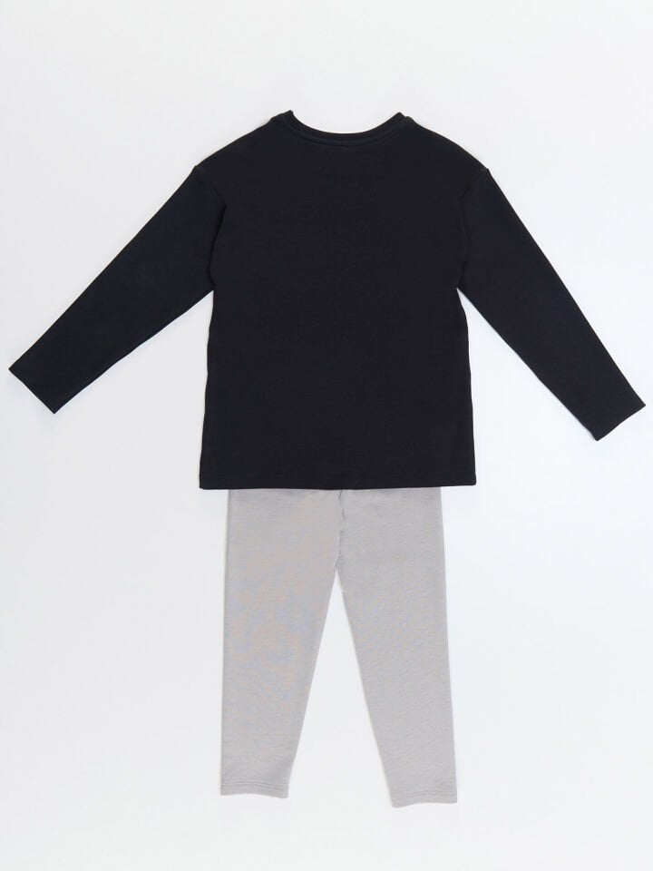 Renkli Şeker Kız Çocuk T-shirt Tayt Takım