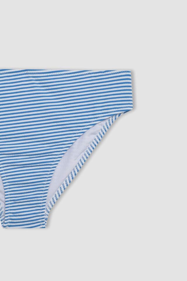 Kız Çocuk Çizgili Bikini Takımı