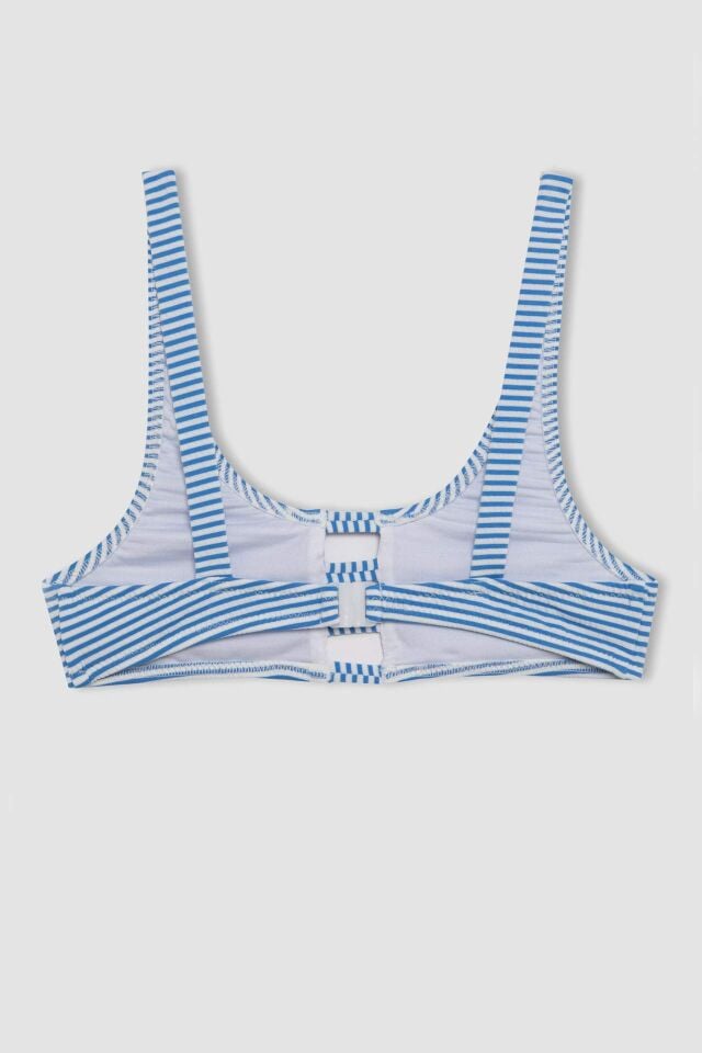 Kız Çocuk Çizgili Bikini Takımı
