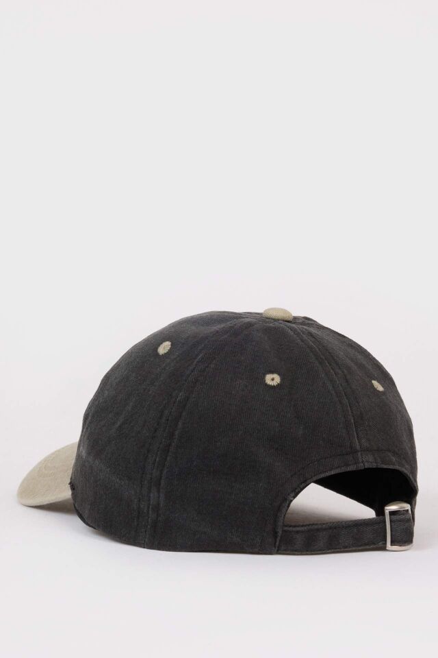 Erkek Çocuk Nakışlı Jean Cap Şapka