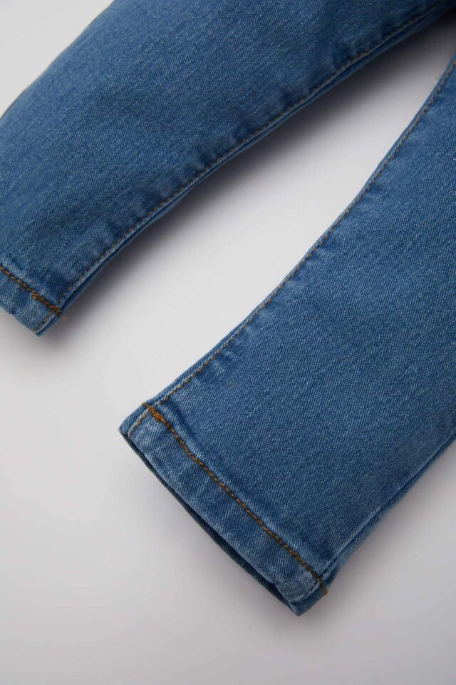 Erkek Bebek Düz Paça Basic Düz Jean Pantolon