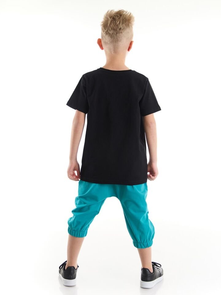Astro Erkek Çocuk T-shirt Kapri Şort Takım