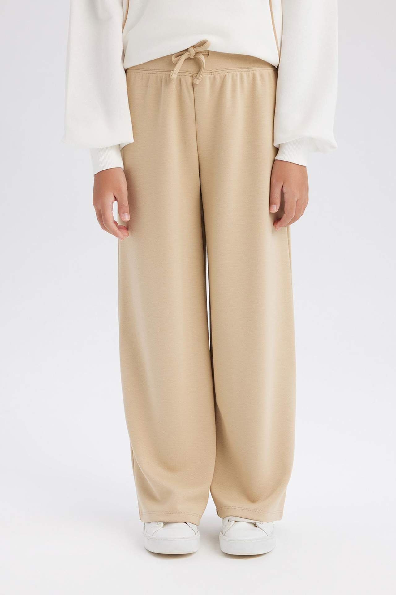 Kız Çocuk Wide Leg Geniş Paça Eşofman Altı