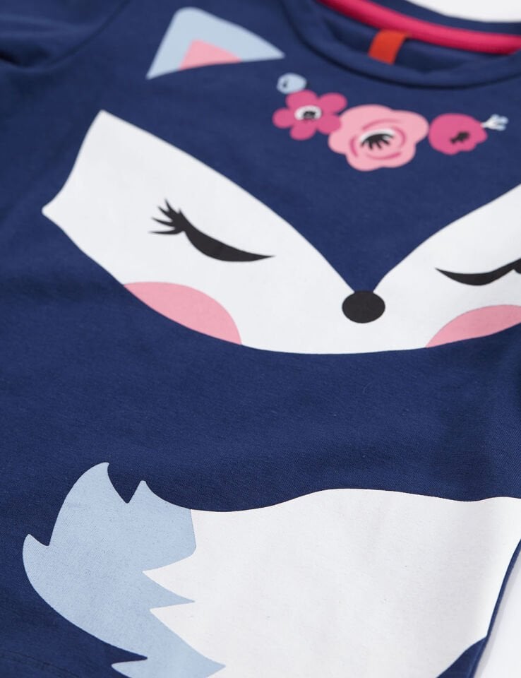 Cute Fox Kız Çocuk T-shirt Pantolon Takım