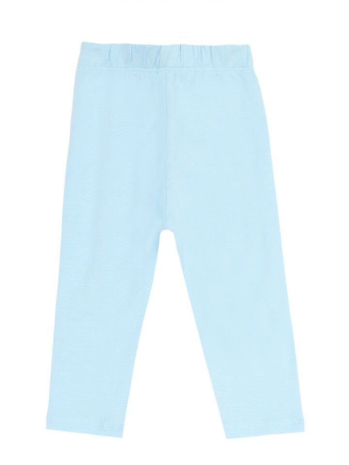 Fırfırlı Kedicik Kız Çocuk T-shirt Tayt Takım