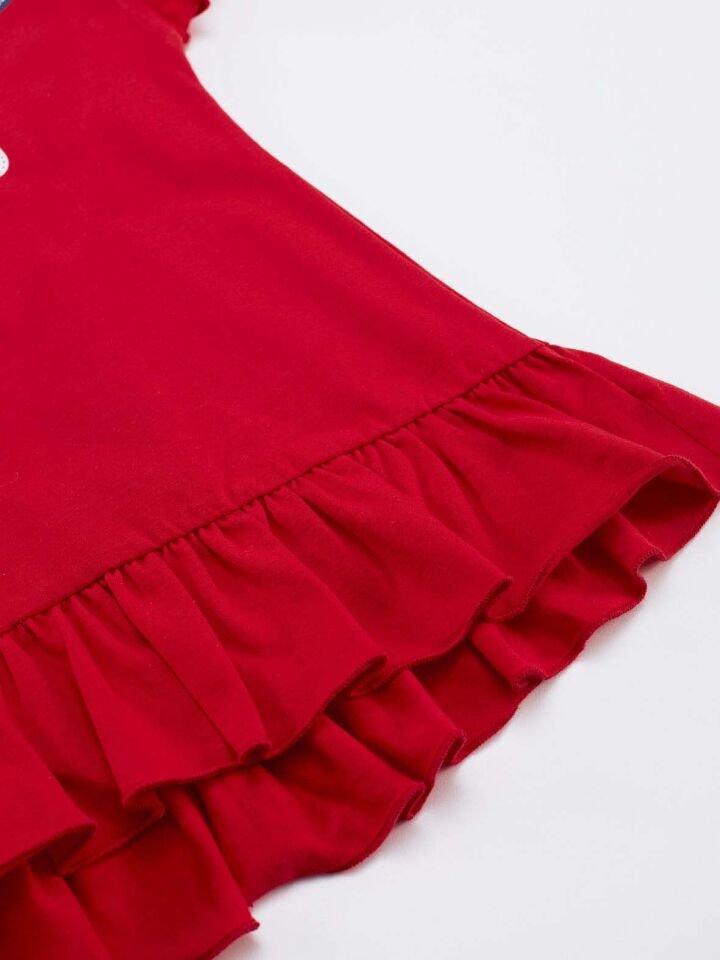 Yaramaz Kedi Kız Çocuk T-shirt Tayt Takım