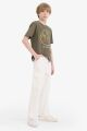 Erkek Çocuk Wide Leg Standart Paça Gabardin Pantolon