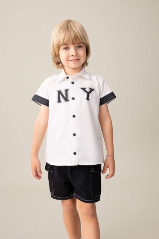 Erkek Bebek Jean Şort